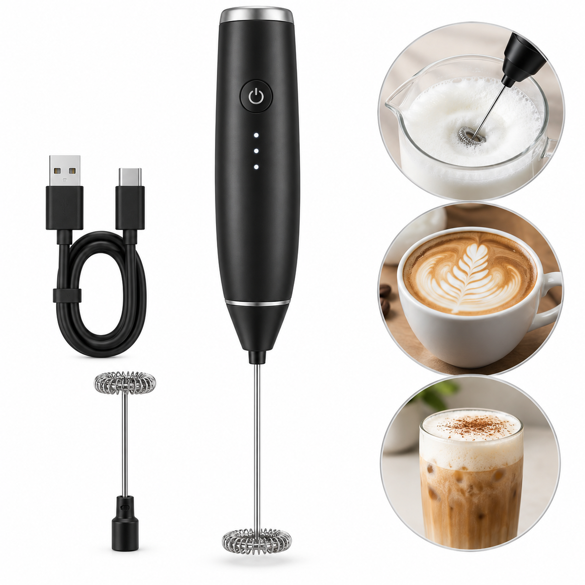 USB Electric Milk Frother